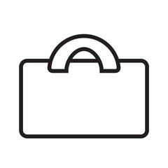 Bag icon, symbol of bag