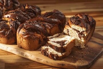 Hands skillfully knead and shape yeast dough on a wooden surface, revealing its silky texture and gluten stretch while soft, natural light illuminates the craftsmanship of baking