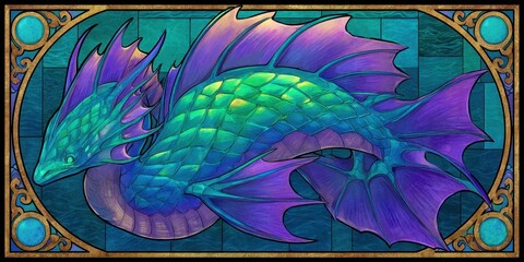 Enigmatic Aquatic Dragon