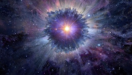 Celestial Explosion: Cosmic Radiance