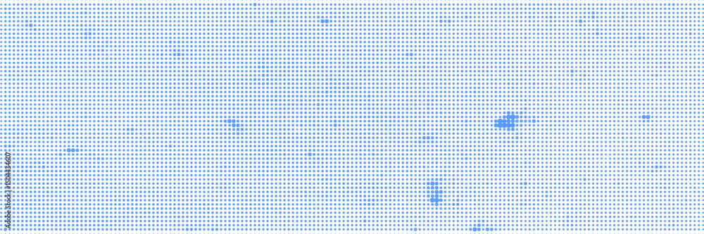 Aufkleber halftone abstract soft blue banner with dot gradient. vector overlay texture background
