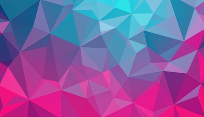 Obraz premium Colorful Geometric Abstract Background with Triangular Shapes
