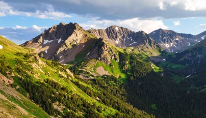 Fototapeta premium Mountain Landscape in Colorado Rocky Mountains, Colorado, United States. 