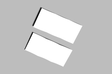 a4 trifold blank mockup design