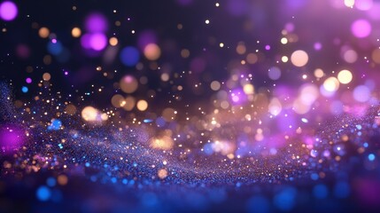 Obraz premium Festive night sky with vibrant fireworks display