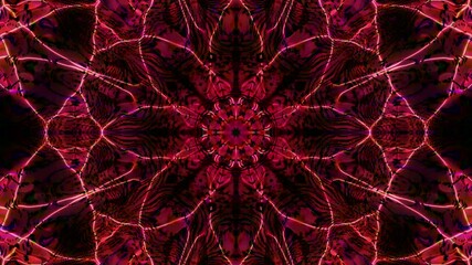 Mystical red glowing abstract pattern for dynamic visual content