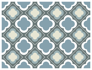 Decorative background seamless vector pattern. Architectural backdrop and textile surface pattern designs series