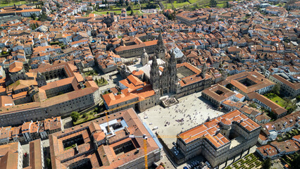 Fototapeta premium Camino, Santiago, Spain