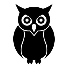 Fototapeta premium owl on white background