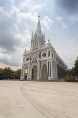 Nativity of Our Lady Cathedral, Bang Nok Khwaek ,One of the most beautiful Catholic churches in Thailand	