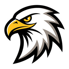 Obraz premium Eagle head mascot logo design vector