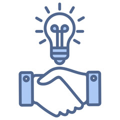 Collaboration Blue Icon