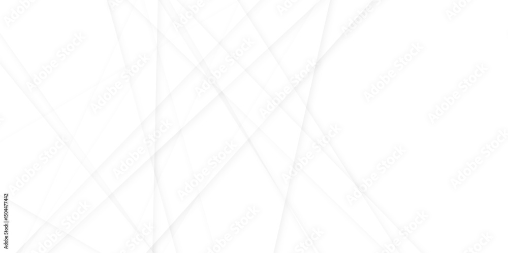 Poster abstract modern white and gray geometric lines vector background. squares in bright light with soft 