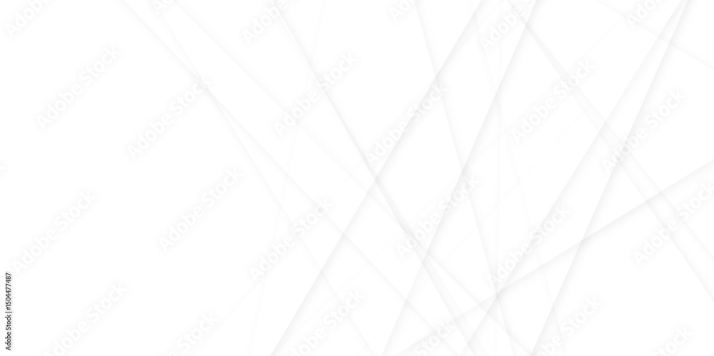 Poster abstract modern white and gray geometric lines vector background. squares in bright light with soft 