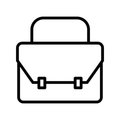 Corporate outline icon. Business icon isolated on white background. Transparent background, minimalist symbol. Vector images	