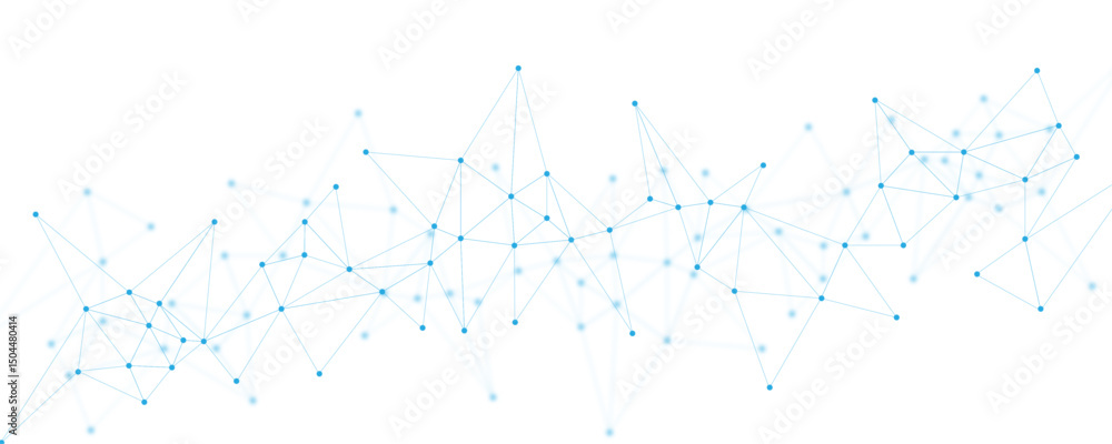 Aufkleber abstract blue digital technology futuristic communication high tech concept background. technology d