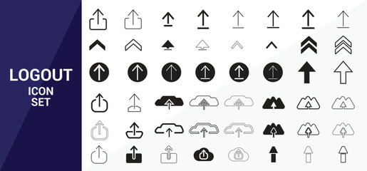Upload icon design for ui and app