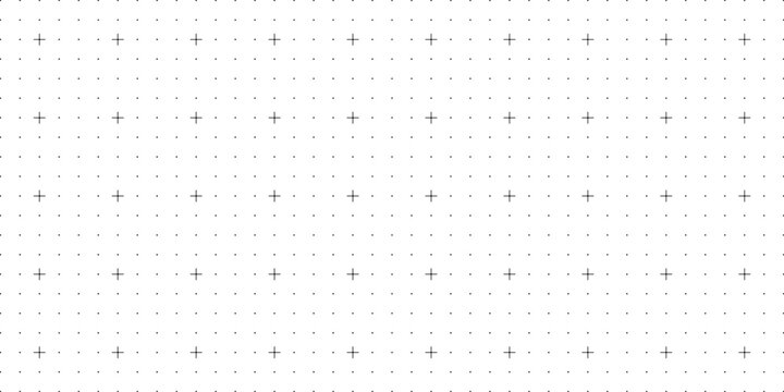 Seamless square grid texture, grid line paper sheet with crosses and lines, blank grid sheet for technology, drawing and architecture draft, texture of square graph paper, notebook pattern - vector