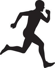 running man silhouette
