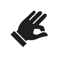 Gestures Of Human Hands, Perfectly ok Hand Symbol Icon In Trendy Design Vector Eps 10