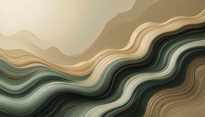 Organic Abstract Line Flow Background Design