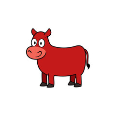 Obraz premium Beef cartoon vector