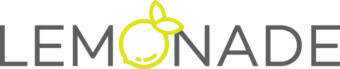 Lemonade Logo Lemon Mojito Lime Drink Logo Mock-up