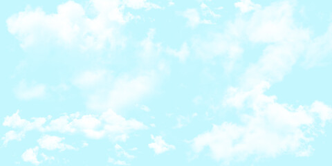 nature Blue sky with white sunset with bright sunlight clouds with background. stock photo.