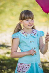 Mädchen mit Luftballon