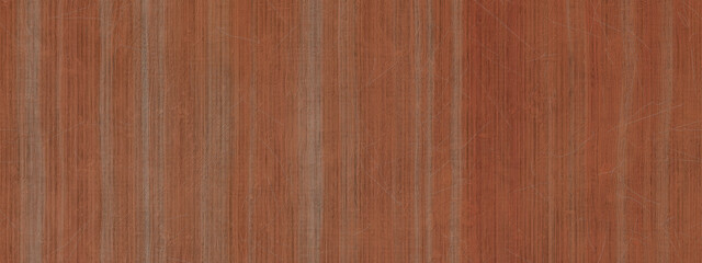 Naklejka premium closeup of natural american cherry wood rift cut scratched texture