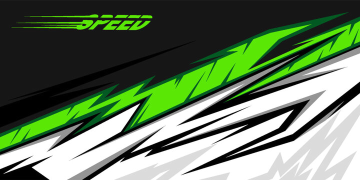 Racing graphic background vector for Truck,boat and vehicle branding. vinyl and wrap ready.