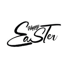 Happy Easter typography design
