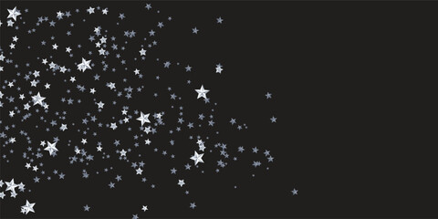 Elegant Silver Ribbons and Confetti Gently Falling on a Transparent Background, Designed for Decorative Use in Event Branding and Stylish Invites. Silver Streamers & Confetti Seamless Design &ndash;