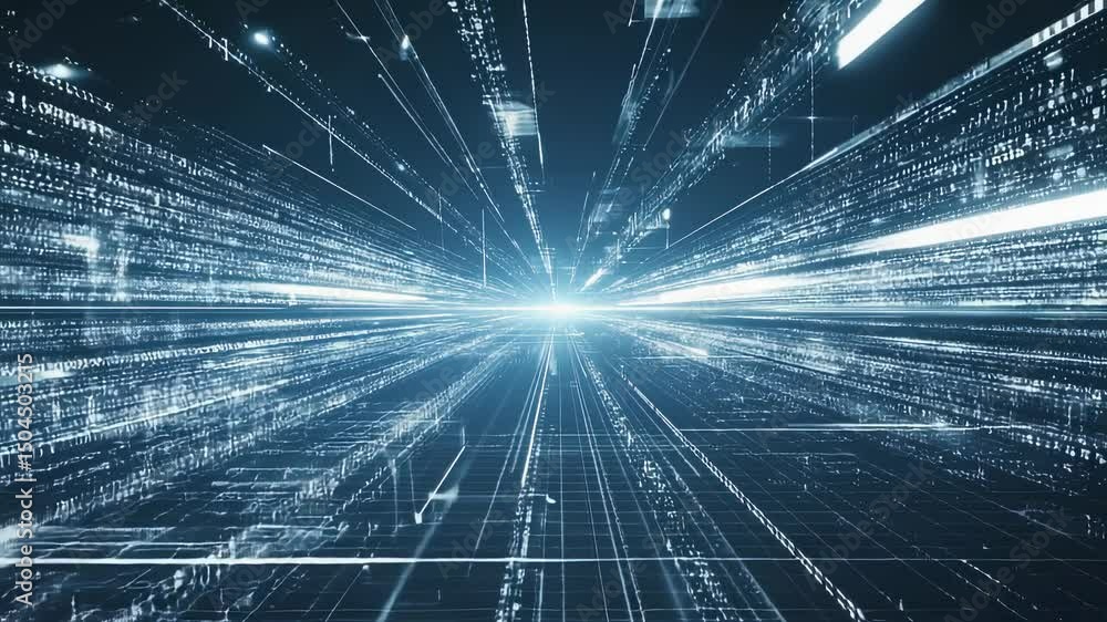 Poster Abstract Digital Tunnel Data Stream Visualization