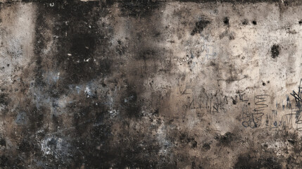 Obraz premium Distressed Urban Decay A Texture of Grunge and Graffiti on an Old Wall a Reminder of Time Weather and Neglect in a Concrete Jungle the Spirit of Street Art Lives