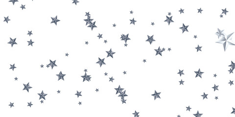 Vector Confetti and Snowfall with Sparkling Silver Dust Frame on Grey Background. Elegant Glitter Confetti and Snowfall Scene with Silver Dust Blast on Grey Background
