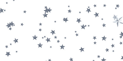 Vector Confetti and Snowfall with Sparkling Silver Dust Frame on Grey Background. Elegant Glitter Confetti and Snowfall Scene with Silver Dust Blast on Grey Background
