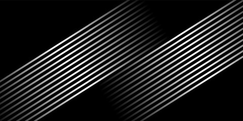 Naklejka premium Slash line background with diagonal lines black color. modern