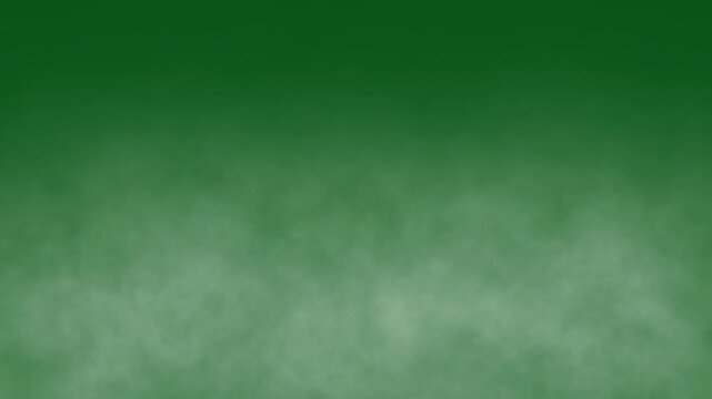 Moving white smoke effect on green screen background. Fog overlay in slow motion. White misty cloud floating for composition. ce smoke cloud effects