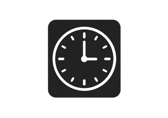 clock isolated on white background