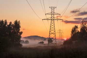 Słupy energetyczne