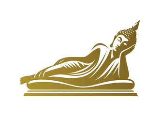 silhouette of sleeping budha (artwork 1)