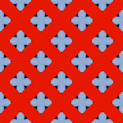 High-resolution background pattern with a bold red background color with soft blue textured diamond shapes, perfect for all your creative and commercial needs, 3600x3600px high quality JPG background 