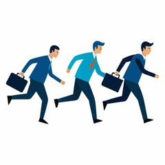 business man running