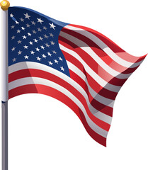 Fototapeta premium american flag vector