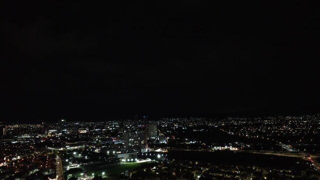 tormenta electrica de noche