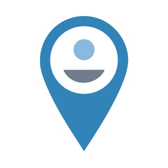 Map Marker Icon Representing General Pin