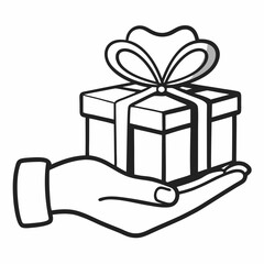 gift box with ribbon