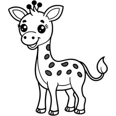 giraffe vector illustration