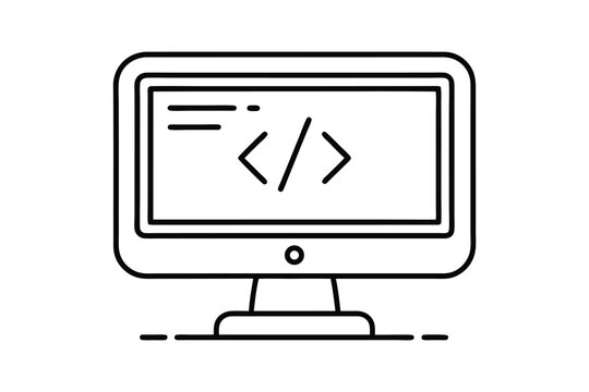 Computer screen displaying code programming software development